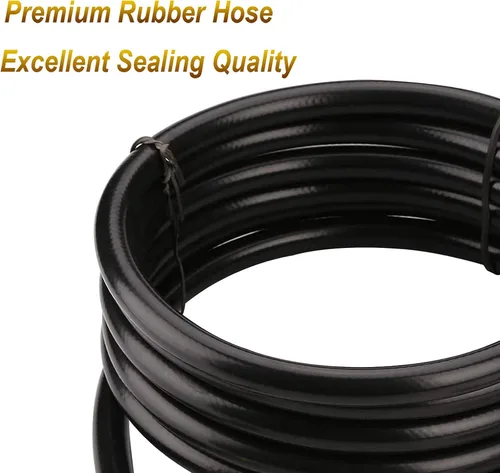 Vista 6 de WADEO Manguera de extensión de propano de 12 pies con conector hembra macho de 3/8 pulgadas, manguera larga de línea de gas de propano para parrilla