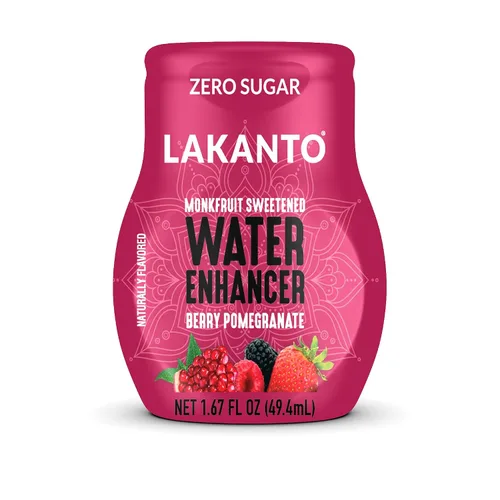 Vista 13 de Lakanto Potenciador de agua sin azúcar, endulzado con edulcorante de fruta de monje y eritritol, hidratación líquida H2O para llevar, cero azúcar