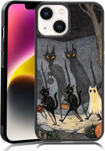 Vista 32 de Elegante funda de teléfono con diseño de gato Marie compatible con iPhone 11, funda de encaje dorado para iPhone, a prueba de golpes, rosa fucsia