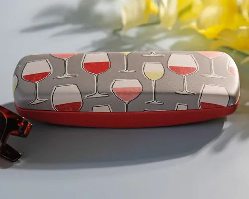Vista 59 de Ron's Optical Clamshell - Funda rígida para lentes de lectores de marcos pequeños a medianos para mujeres y hombres