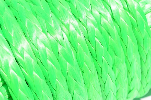 Vista 4 de Cable de cabrestante sintético de 1/2 pulgada UHMWPE Extensión de cuerda de cabrestante UHMWPE Cuerdas de remolque (1/2 "* 150 pies, verde)