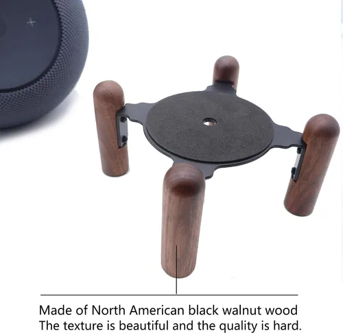Vista 5 de Desk Stand Compatible for Echo Studio 2025 and Echo 4th Generation Black Walnut
