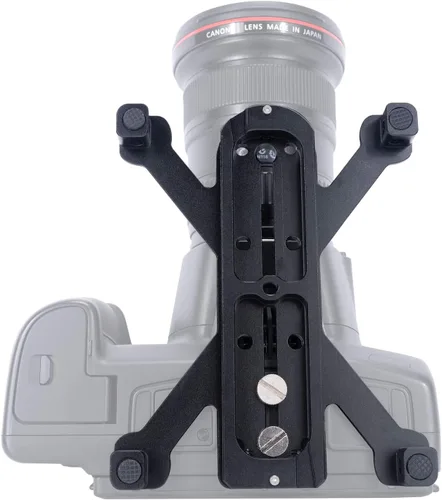 Vista 4 de NICEYRIG Placa de liberación rápida extendida de 6 pulgadas para tipo Arca-Swiss aplicable para cámara réflex digital grande, cámara de cine