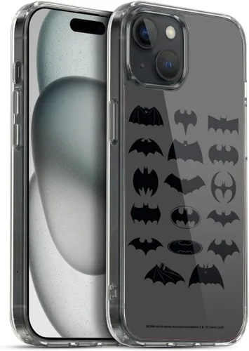 Vista 416 de Head Case Designs Funda de gel con licencia oficial de Batman DC Comics Bat Signal Logos [protección de grado militar] compatible con Apple iPhone 7