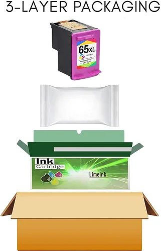Vista 7 de Cartucho de tinta remanufacturado de color 65XL para HP Ink 65 HP65 XL HP65XL para Envy 5055 5052 5010 5070 5014 Deskjet 3755 3772 2600 3752 2652
