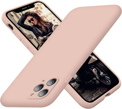 Vista 9 de Cordking Funda de silicona diseñada para iPhone 11 Pro, ultra delgada, a prueba de golpes, con forro de microfibra suave antiarañazos, protección