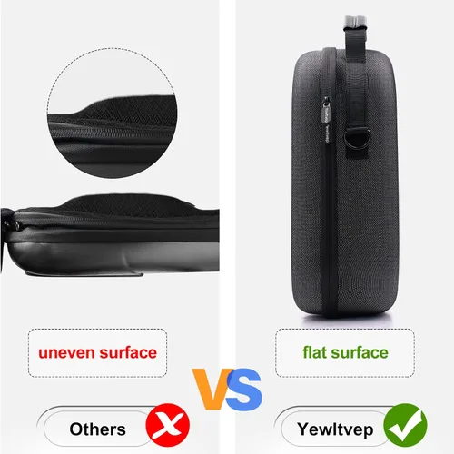 Vista 4 de Funda para Oculus Quest 2 funda de viaje rígida para Oculus Quest 2 VR con correa oficial Elite accesorios de controles táctiles funda de transporte