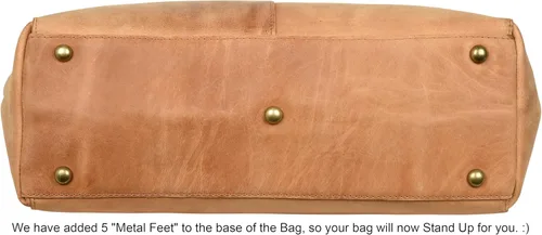 Vista 4 de ANTONIO VALERIA Alexis - Bolso de cuero con asa superior para mujer