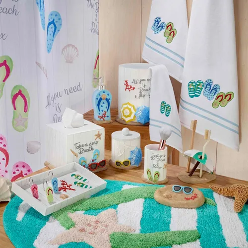 Vista 4 de Avanti Linens - Toalla para los dedos, algodón suave y absorbente, modo playa