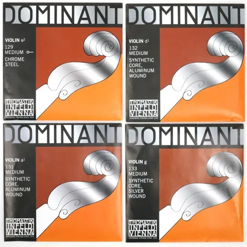 Vista 5 de Thomastik Dominant Set Violín 135B Tensión Media