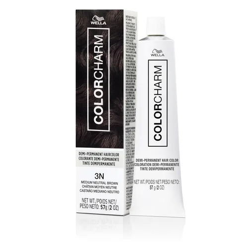 Vista 23 de COLORCHARM - Tinte permanente para el cabello, tinte para el cabello para cobertura de canas, añade brillo, 2 onzas Shea Butter Free of ammonia