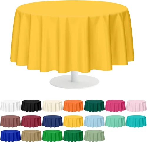 Vista 47 de Mulbozy 2 piezas de mantel de plástico negro para mesa rectangular, 54 × 108 pulgadas, fundas desechables de mesa para fiestas negras