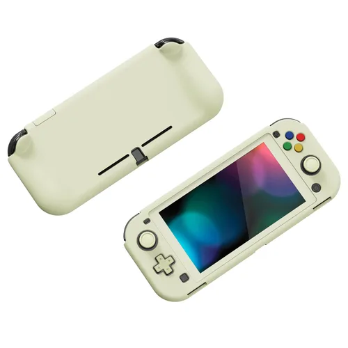 Vista 11 de PlayVital ZealProtect Protective Case for Nintendo Switch Lite, Ergomomic Grip Hard Cover - Durable Shock-absorbent Shock-Absorption Anti-Scratch
