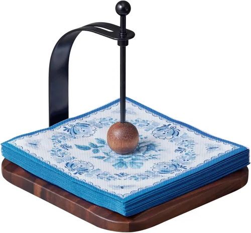 Vista 11 de Portaservilletas de Haya Norteamericana para Mesa - Portaservilletas de Cóctel de Madera Estilo Nórdico que se Ajusta a Servilletas de 5-7