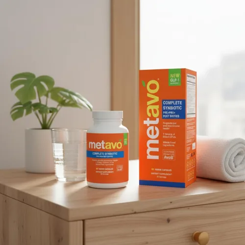 Vista 9 de Metavo Complete Synbiotic - GLP-1 Support Pre+Pro+Postbióticos 60 cápsulas vegetales 7 cepas, 4 mil millones de UFC Apoyo para la salud