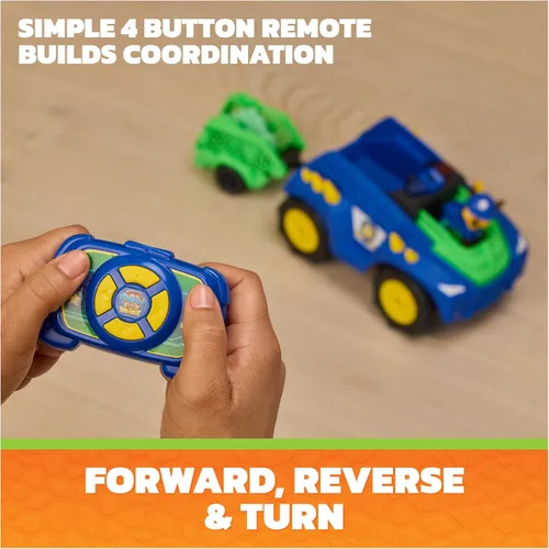 Vista 3 de PAW Patrol: The Dino Movie Dino Tow & Dash RC with Chase & Dinosuar Figures