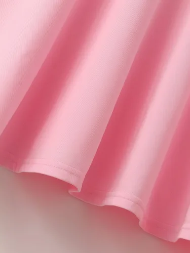 Vista 5 de YOINS - Minifaldas overol femeninas con tirantes ajustables, plisadas