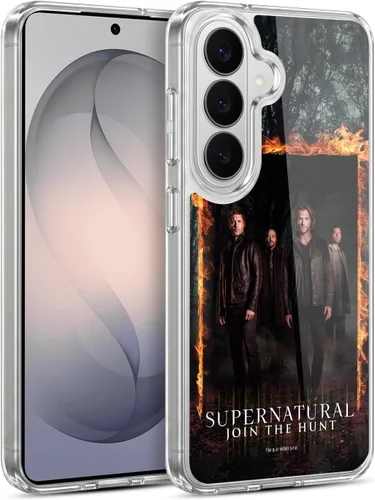 Vista 47 de Head Case Designs Supernatural Sam, Dean & Castiel Key Art - Funda de gel con licencia oficial [protección de grado militar] compatible con Google