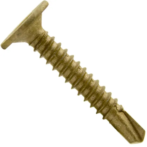 Vista 3 de 10-16 x 1-1/4 pulgadas de madera a metal - Tornillo TEK autorroscante estrella/TORX Drive - 1 libra - 139 tornillos