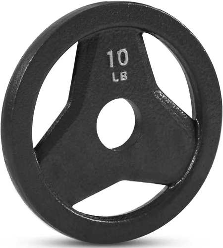 Vista 5 de JFIT Olympic 2 Inch Grip Plates and Bumper Plates for Barbell - Single Weights or Sets of 2 (Muliple Weights)