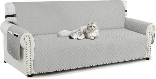 Vista 25 de XINEAGE Funda para Sillón Reclinable Resistente al Agua, Fundas Antideslizantes para Silla Reclinable con Bolsillos, Fundas Acolchadas Gruesas