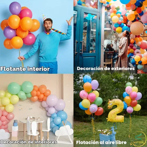 Vista 4 de Globos de látex de 10 pulgadas