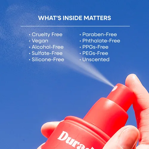 Vista 6 de Duradry Desodorante sin aluminio para hombres y mujeres – Desodorante sin perfume para todo el cuerpo, neutralizador de olores natural, transparente