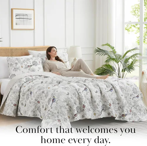 Vista 3 de Southshore Fine Living, Inc. Juego de ropa de cama con edredón extragrande, juego de edredón de 2 piezas Twin XL con funda de almohada a juego 04