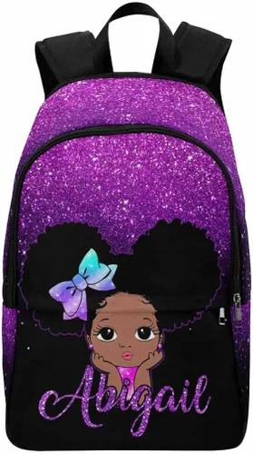 Vista 184 de Texto personalizado Elefante desgaste gafas mochila mochila mochila casual Daypack bolsa para mamá niñas, color86-4, Mochilas Daypack