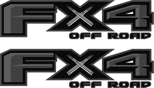 Vista 12 de FX2 - Calcomanías deportivas F para camión, 4 x 4, lado de la cama (juego de 2)