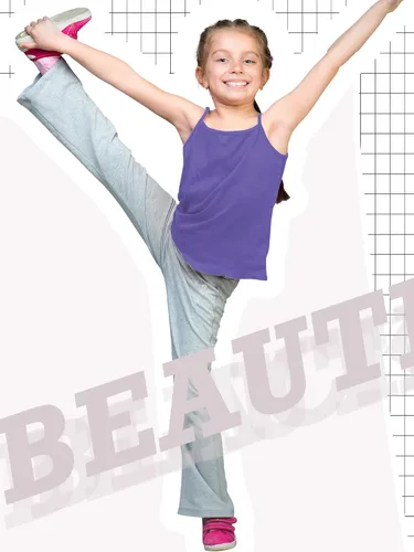 Vista 5 de Geyoga Camisola sin mangas con espalda cruzada para niña, paquete de 6