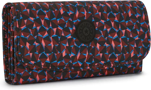 Vista 4 de Kipling Money Land para mujer, tecnología RFID anti-hacker, billetera de nailon a presión