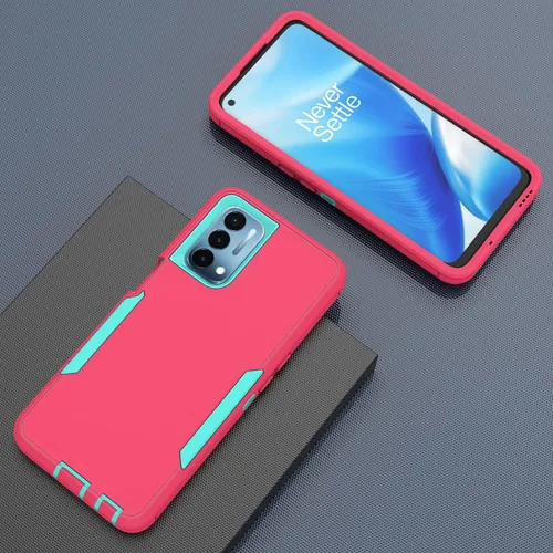 Vista 5 de Asuwish Funda protectora para OnePlus Nord N200 5G con protector de pantalla y accesorios híbridos delgados de doble capa, accesorios protectores