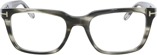 Vista 2 de Gafas graduadas Tom Ford TF 5304 FT5304 093 verde claro brillante, Gris Rayado Brillante