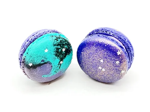 Vista 3 de Paquete económico de 6 macarons Galaxy y Neptune