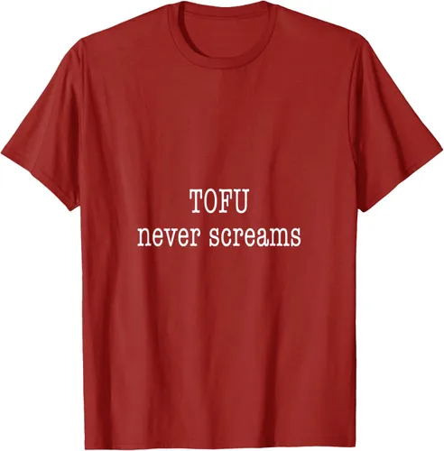 Vista 5 de Tofu Never Screams - Camiseta vegana de bienestar animal
