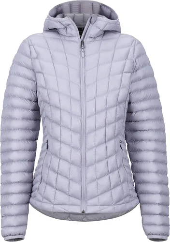 Vista 5 de MARMOT Sudadera con capucha sin plumas para mujer Azul ártico