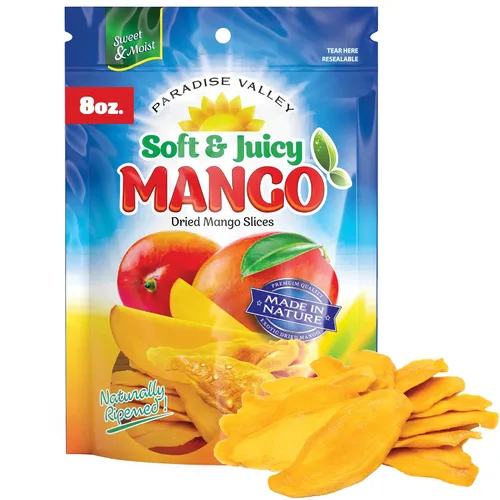 Vista 13 de Sabor original de mango y chile seco, sin azúcar, 100% vagano, sin OMG, sin glutten (todos los ingredientes naturales) (2.25 onzas) paquete de 12