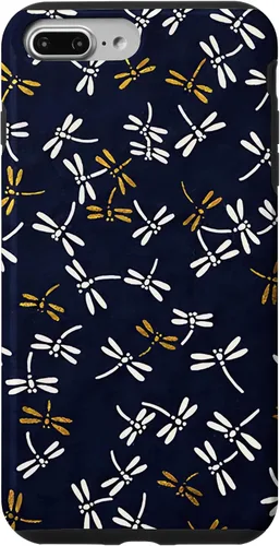 Vista 12 de Dragonflies Pattern Japanese Tombo Akitsu Case for iPhone 17
