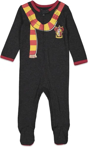 Vista 4 de Harry Potter Paquete de 2 overoles con cremallera para bebé recién nacido a bebé
