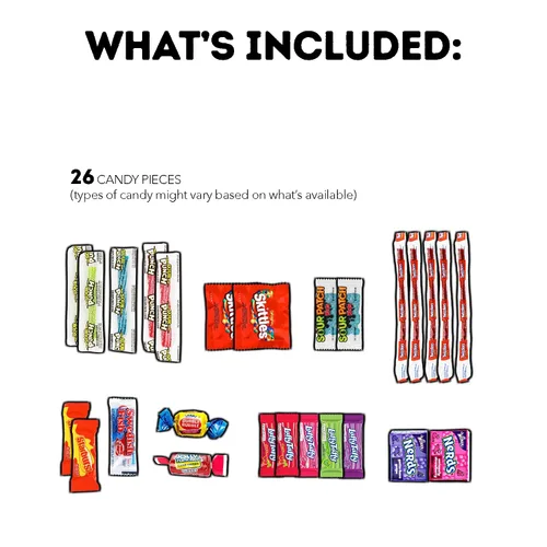 Vista 3 de CRAVEBOX Caja de aperitivos, paquete variado de cuidado (65 unidades) cesta de regalo para el día del padre, adultos, niños, nietos, chicos, niñas