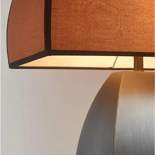 Vista 4 de Bedside Table Lamp Simple Metal Bedside Lamp Modern Bedroom Bedside Lamp Stylish Home Living Room Study Room Decorative Table Lamp Bedside Lamps