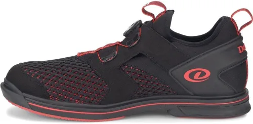 Vista 4 de Dexter Zapatos de bolos Pro BOA para hombre, color negrorojo, talla 14 M de EE. UU