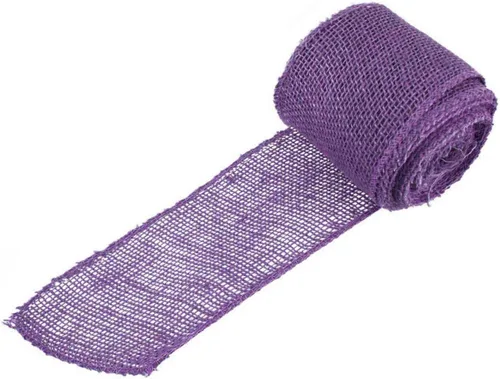 Vista 11 de JubileeYarn - Cinta de yute de arpillera para manualidades, 3 pulgadas x 10 yardas, color negro, 1 rollo