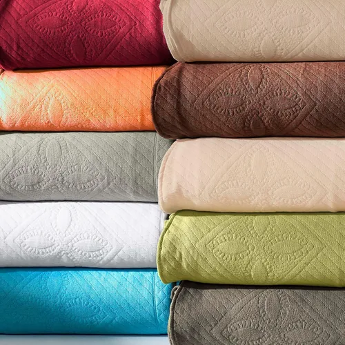 Vista 10 de Superior Juego de colcha de algodón de 2 piezas, diseño de círculos celtas, decoración de cama para el hogar, 1 funda de almohada, manta