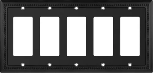 Vista 18 de Henne Bery Sunken Pearls - placa decorativa de pared, placa decorativa de pared, tapa de salida de la placa del interruptor, aleación de zinc sólida