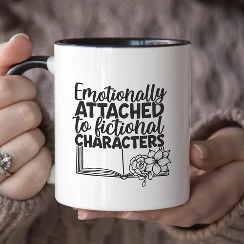 Vista 3 de YouNique Designs Taza para amantes de los libros, 11 onzas, artículos Bookish, taza del club de libros, taza de café de ratón de biblioteca, taza