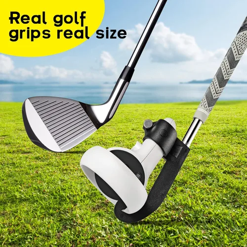 Vista 8 de SUPERVR VR Golf Attachment Club for Oculus Quest 2 Accessories Golf Right Controller