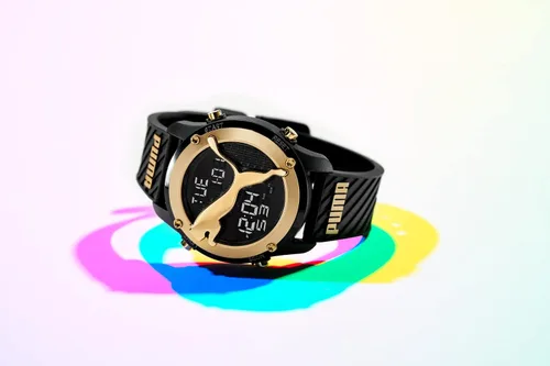 Vista 4 de PUMA Big Cat Digital Watch with Alarm Lap Counter and Timer