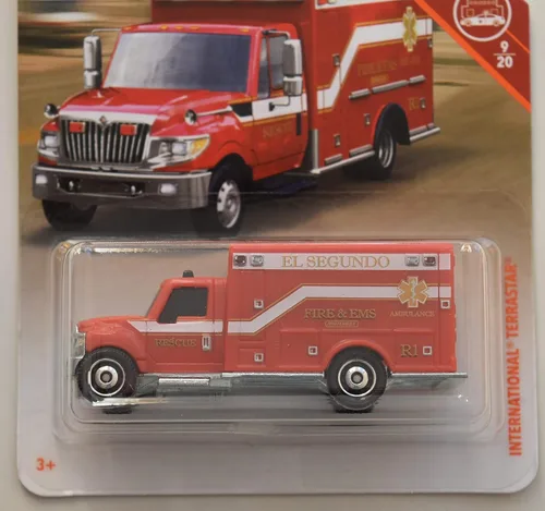 Vista 2 de Matchbox Rescue Series International TERRASTAR 9/20, ROJO
